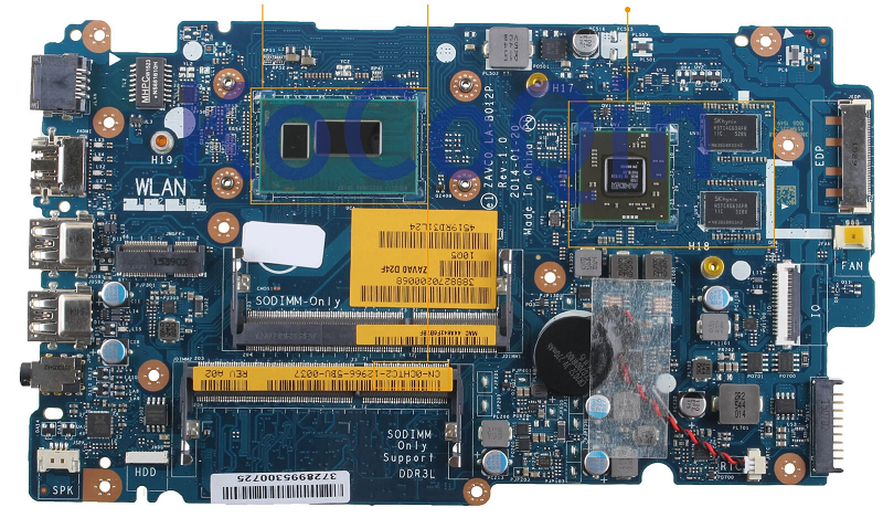 Mainboard Dell inspiron 5448 5548 i5-5200u